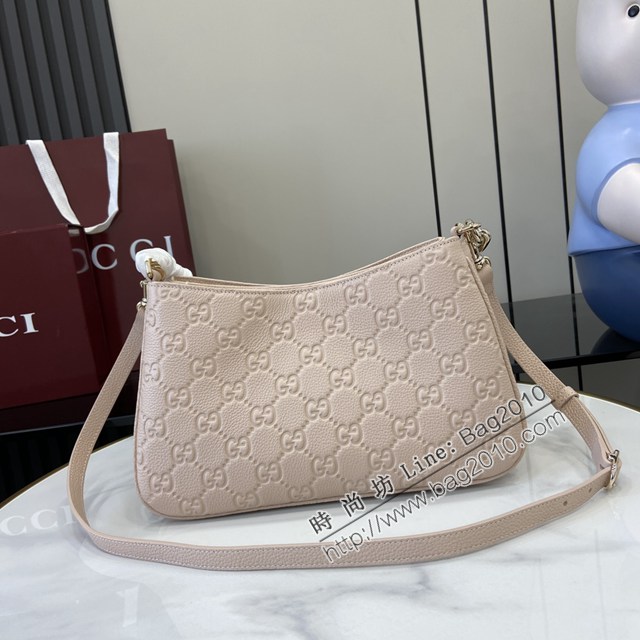 Gucci專櫃古馳最新款Emblem系列小號肩背包鏈條女包 jh2848型號：815263